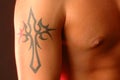 Cross tattoo Royalty Free Stock Photo