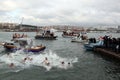 Cross-throwing ceremony in Istanbul