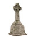 Cross Tombstone Isolated