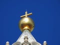 Cross on top of Florence cathedral Royalty Free Stock Photo