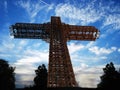 Cross on the top of the mountain Royalty Free Stock Photo