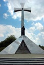 The Cross of Trust monument in Przemysl, Poland