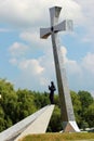 The Cross of Trust monument in Przemysl, Poland