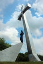 The Cross of Trust monument in Przemysl, Poland