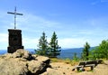 Summit of a mount Grosser Falkenstein in the National park Bayerische Wald, Germany.