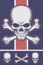 Crossbones Vector Stock