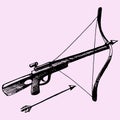 Crossbow Arrow Royalty Free Stock Photo