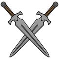 Crossed Broadswords