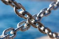 Crossed chains Royalty Free Stock Photo