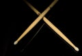 Crossed Drumsticks Royalty Free Stock Photo
