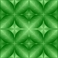 Crossed green leaf pattern texture