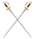 Crossed Infantry Swords