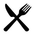 CROSSED KNIFE AND FORK, PICTOGRAM