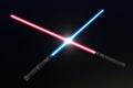 Crossed light sabers