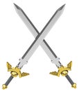 The crossed swords Royalty Free Stock Photo