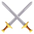 Crossed swords illustration