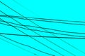 Crossed Wires over an aqua background Royalty Free Stock Photo