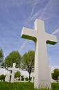 Crosses at American Cemetery Margraten Royalty Free Stock Photo