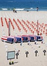 Crosses at Arlington West in Santa Monica Royalty Free Stock Photo