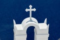 The crosses of Greek churches Royalty Free Stock Photo