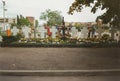 Crosses commemorating the people who lost their lives attempting to cross from East to West Berlin, Germany during the Cold War