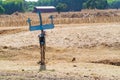 Crosses by the road in Ethiopia near Bahir Dar