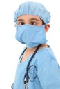 Crosseyed Surgeon Royalty Free Stock Photo