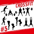 Crossfit concept Royalty Free Stock Photo