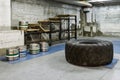 Crossfit gym interior