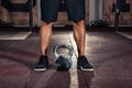 Crossfit kettlebell training