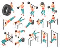 Crossfit Workout Isometric Set