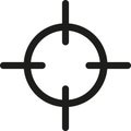 Crosshair target symbol