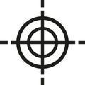 Crosshair target vector
