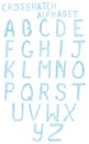 Crosshatch Alphabet