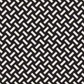 Crosshatch vector seamless geometric pattern. Crossed graphic rectangles background. Checkered motif. Seamless black and
