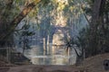 Crossing Adelaid rivercrossing  in Kakadu National Park, Australia Royalty Free Stock Photo