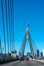 Crossing the Anzac Bridge, Sydney Royalty Free Stock Photo