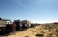 Crossing the border, Western Sahara