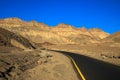 Winding road in Death Valley Royalty Free Stock Photo