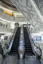 Escalators in a mall Royalty Free Stock Photo