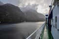 Crossing fjords in Southern Chile