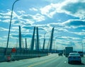 Crossing the Governor Mario M. Cuomo Bridge former Tappan Zee Bridge