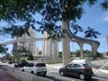 crossing of monorail tracks, next to the monorail oratory station, vila prudente, city of sÃÂ£o paulo