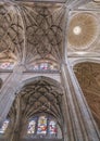 The crossing of naves of Cathedral Nuestra Senora de la Asuncion Royalty Free Stock Photo