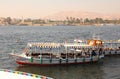 Crossing of the Nile in Luxor Egypt