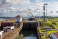 Crossing PanamÃÂ¡ Canal Royalty Free Stock Photo