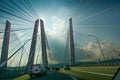 Crossing the Tappenzee Bridge under a sparkling sunny sky on a late summer day.