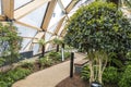 Crossrail Place Roof Garden in Canary Wharf, London Royalty Free Stock Photo