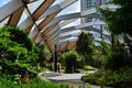 Crossrail roof gardens Royalty Free Stock Photo