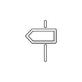 Crossroad direction icon